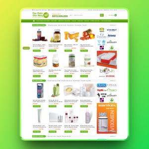 Theme wordpress thực phẩm chức năng 06