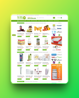 Theme wordpress thực phẩm chức năng 06 Theme wordpress thực phẩm chức năng 06