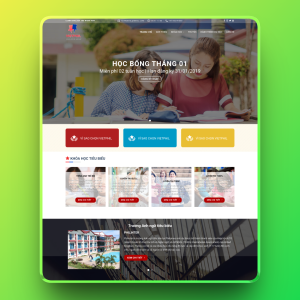 Theme wordpress Trung tâm tiếng anh 03