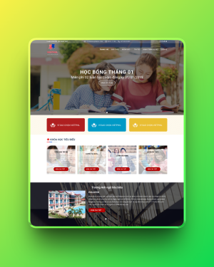 Theme wordpress Trung tâm tiếng anh 03 Theme wordpress Trung tâm tiếng anh 03