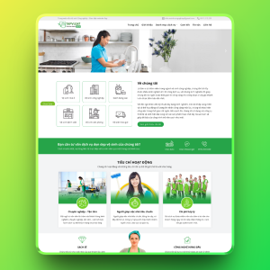 Theme wordpress vệ sinh công nghiệp
