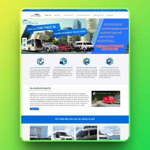 Theme WordPress cho thuê xe du lịch