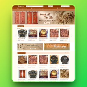 Theme wordpress bán tranh gỗ