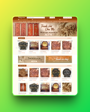 Theme wordpress bán tranh gỗ Theme wordpress bán tranh gỗ