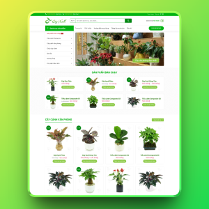 Theme wordpress cây xanh 01