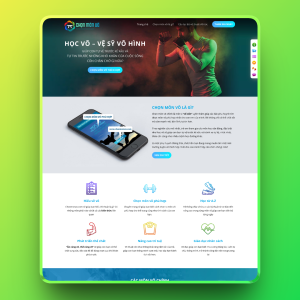Theme wordpress võ thuật 01