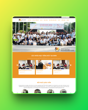 Theme wordpress đào tạo tiếng Đức Theme wordpress đào tạo tiếng Đức