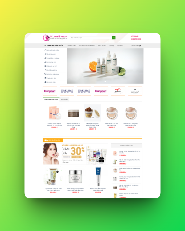 Theme wordpress bán mỹ phẩm Theme wordpress bán mỹ phẩm