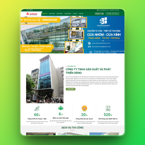 Theme wordpress cửa nhôm kính