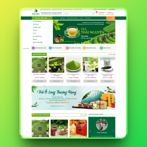 Theme wordpress bán trà xanh