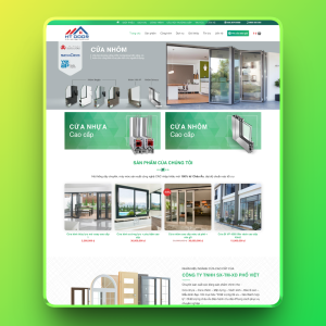Theme wordpress bán cửa nhôm 01