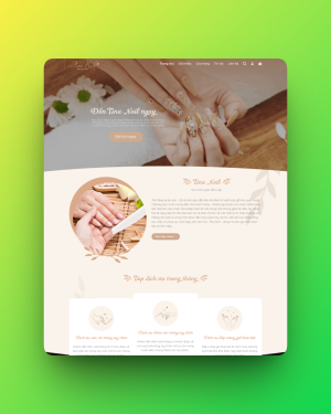Theme wordpress dịch vụ nail và phụ kiện Theme wordpress dịch vụ nail và phụ kiện
