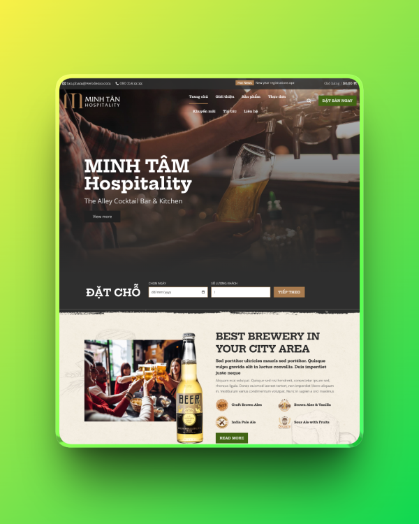 Theme wordpress nhà hàng rượu Theme wordpress nhà hàng rượu