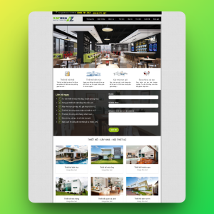 Theme wordpress thiết kế nhà