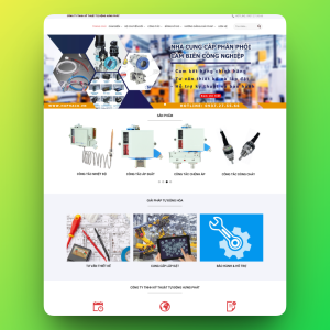 Theme wordpress công ty cảm biến