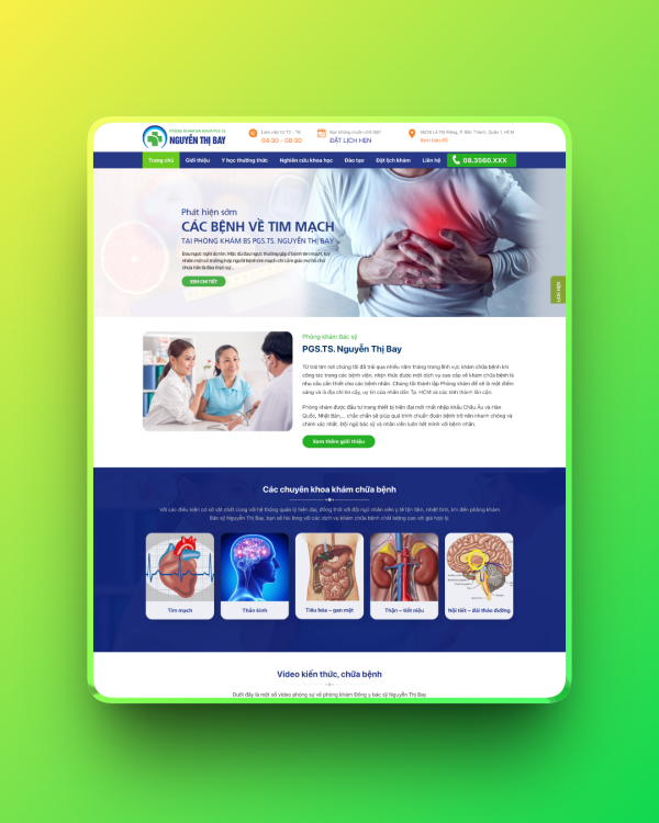 Theme wordpress phòng khám 05 Theme wordpress phòng khám 05