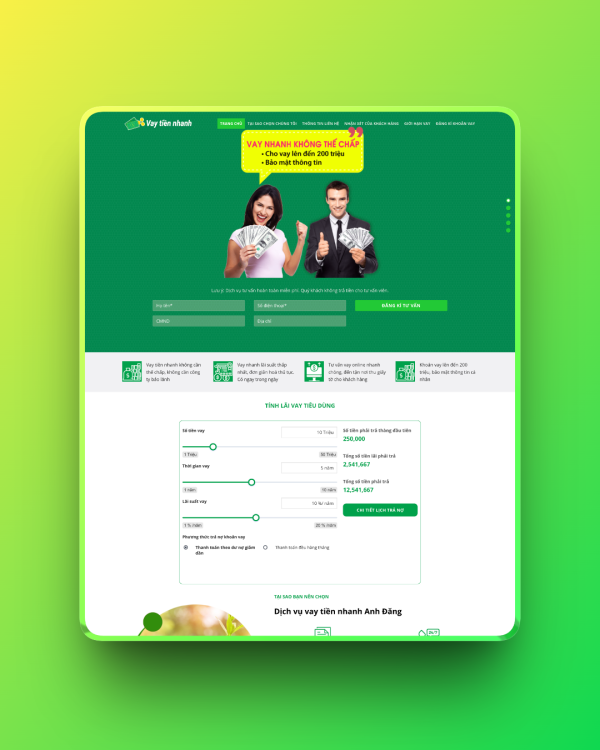 Theme wordpress vay tiền nhanh Theme wordpress vay tiền nhanh