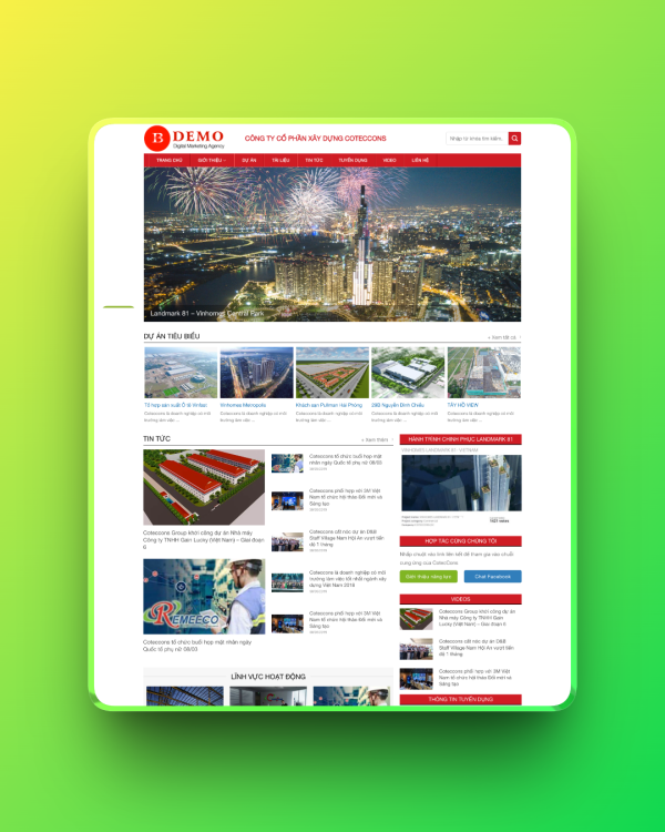 Theme wordpress giới thiệu 06 Theme wordpress giới thiệu 06