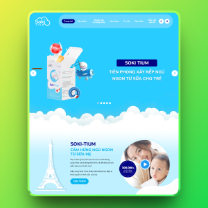 Theme wordpress landing page sữa