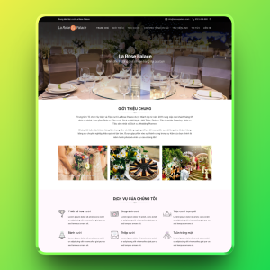 Theme wordpress dịch vụ tiệc cưới