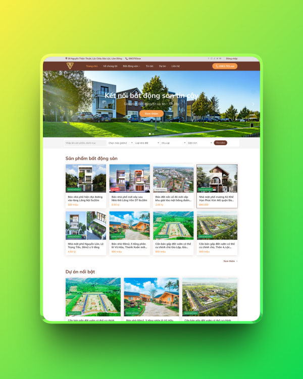 Theme wordpress bất động sản 59 Theme wordpress bất động sản 59