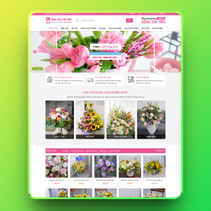 Theme wordpress bán hoa tươi 01