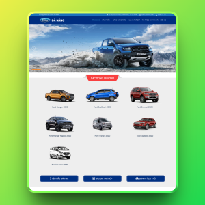 Theme wordpress showroom ô tô ford