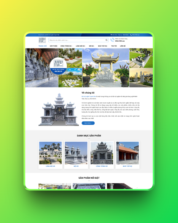 Theme wordpress bán đá mỹ nghệ Theme wordpress bán đá mỹ nghệ