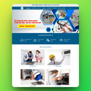 Theme wordpress dịch vụ điện nước 02