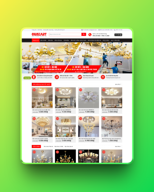 Theme wordpress bán đèn trang trí Theme wordpress bán đèn trang trí