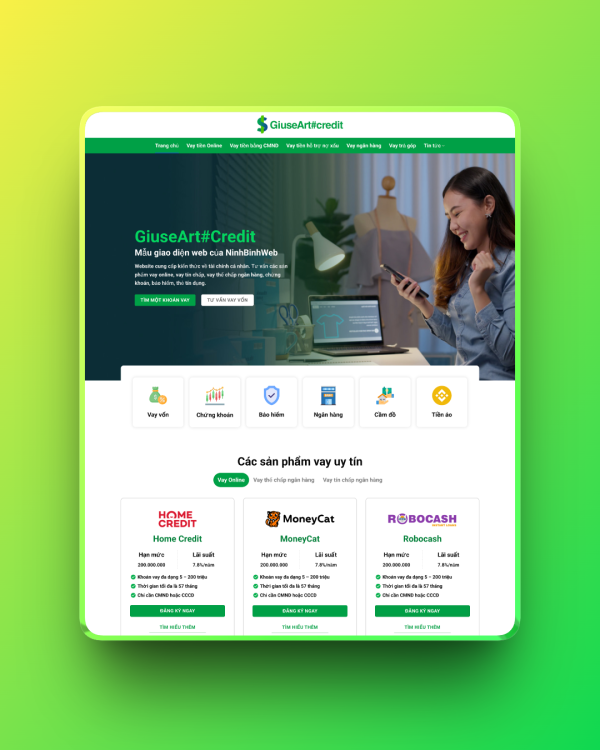 Theme wordpress tài chính Theme wordpress tài chính