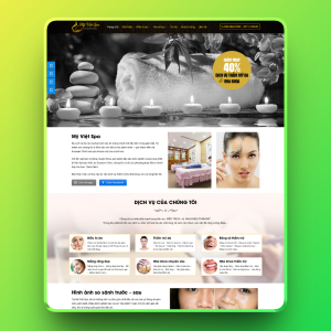 Theme wordpress trung tâm Spa