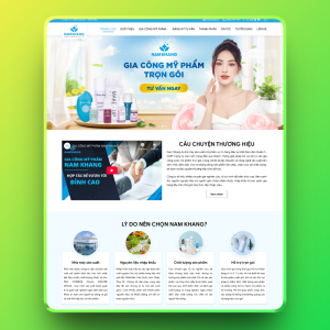Theme wordpress dịch vụ gia công mỹ phẩm
