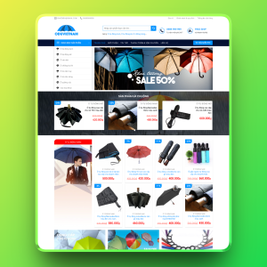 Theme wordpress bán áo mưa