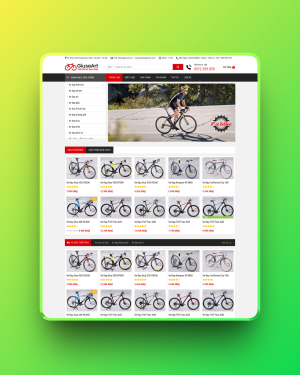 Theme wordpress bán xe đạp Theme wordpress bán xe đạp