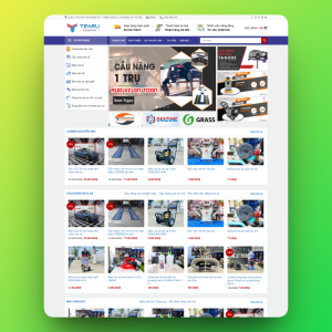 Theme wordpress bán thiết bị rửa xe ô tô
