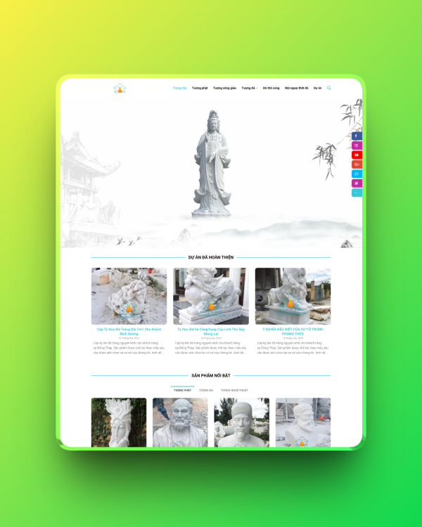 Theme wordpress bán tượng phật Theme wordpress bán tượng phật