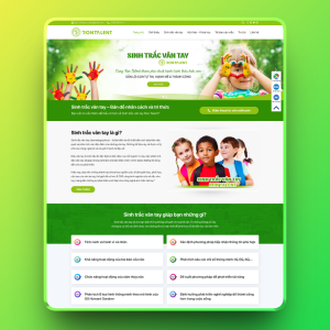 Theme wordpress sinh trắc vân tay