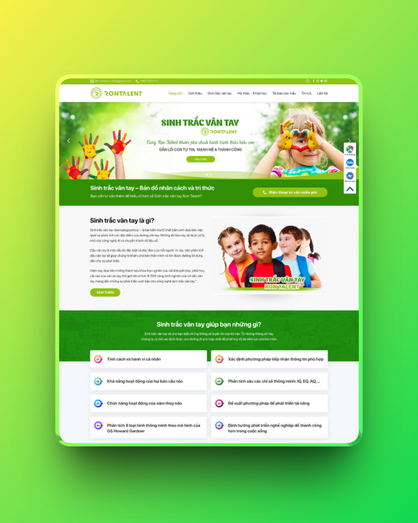 Theme wordpress sinh trắc vân tay Theme wordpress sinh trắc vân tay