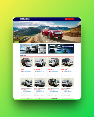 Theme wordpress bán xe Isuzu Theme wordpress bán xe Isuzu