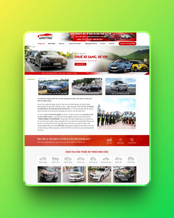 Theme WordPress cho thuê xe sang Theme WordPress cho thuê xe sang