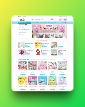 Theme wordpress bán đồ trang trí sinh nhật Theme wordpress bán đồ trang trí sinh nhật