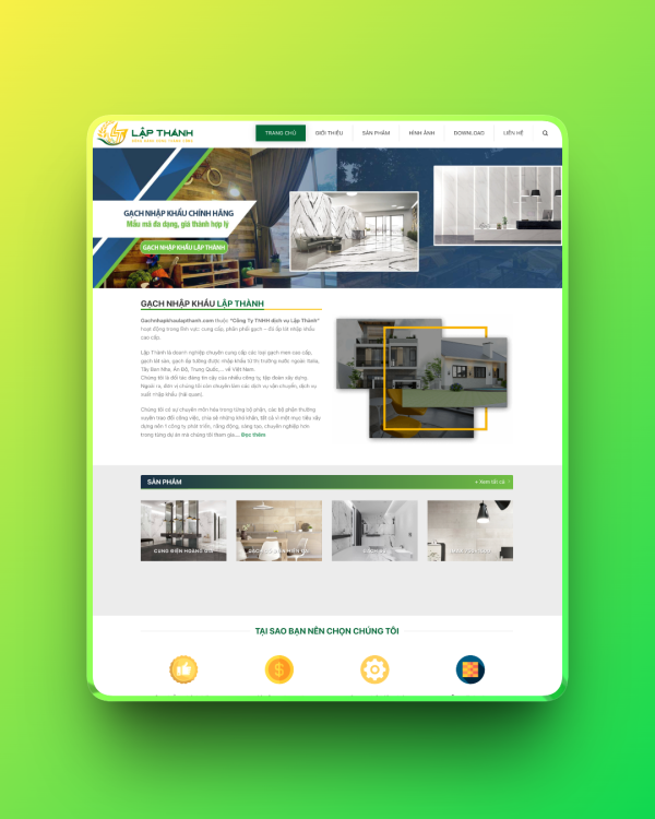 Theme wordpress bán gạch men Theme wordpress bán gạch men