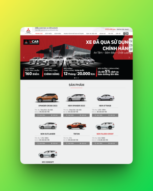 Theme wordpress bán xe mitsubishi 01 Theme wordpress bán xe mitsubishi 01