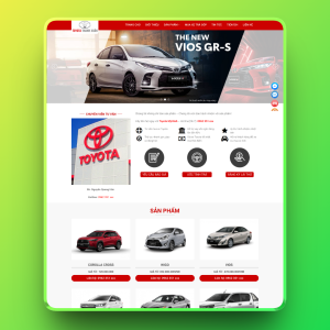 Theme wordpress bán xe toyota 03