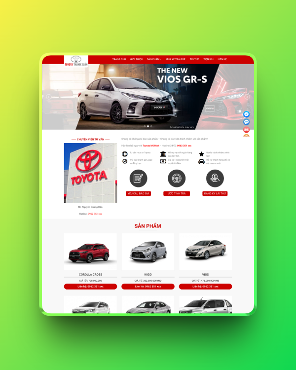 Theme wordpress bán xe toyota 03 Theme wordpress bán xe toyota 03