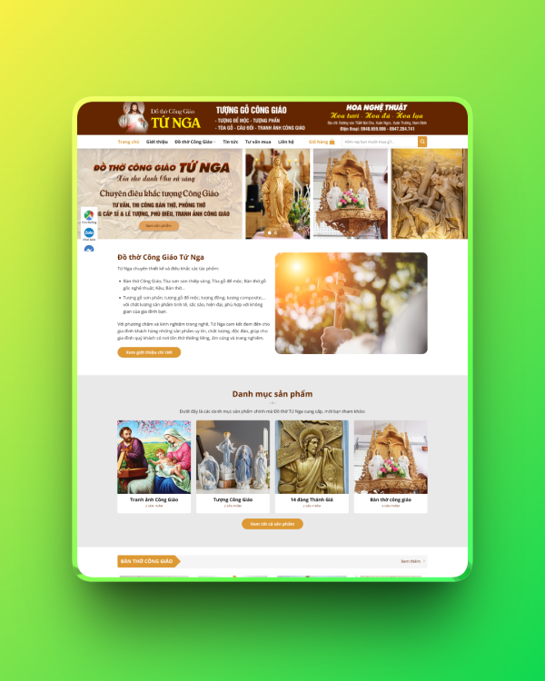 Theme wordpress đồ thờ công giáo Theme wordpress đồ thờ công giáo