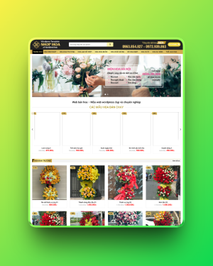 Theme wordpress hoa tươi 04 Theme wordpress hoa tươi 04