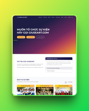 Theme wordpress sự kiện 04 Theme wordpress sự kiện 04