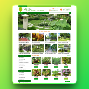 Theme wordpress bán cây xanh